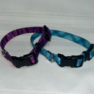$5 ADD ON with $15+ Bundle Master Paws Adjustable Dog Collars TWO EUC‎ Sz S
